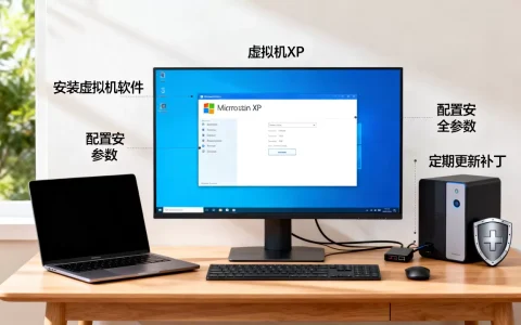 如何在现代系统上安全运行微软虚拟机xp？