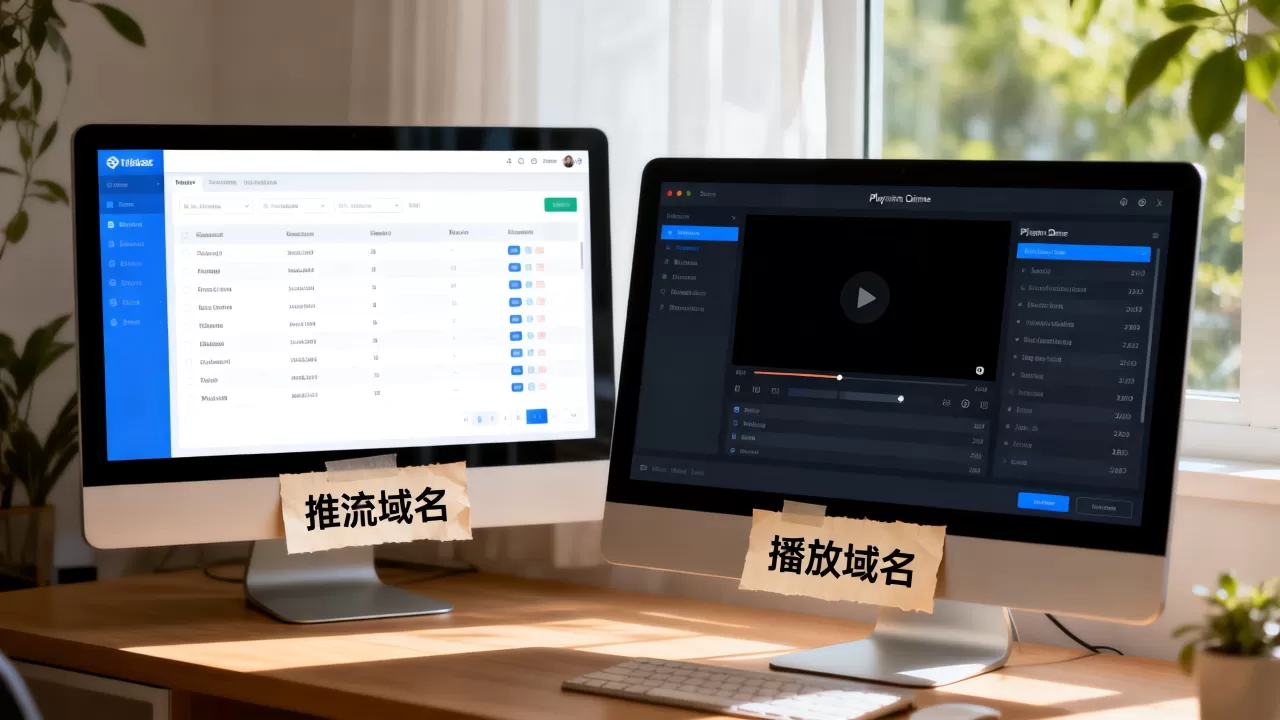推流域名和播放域名有什么区别? 推流域名和播放域名有什么区别?