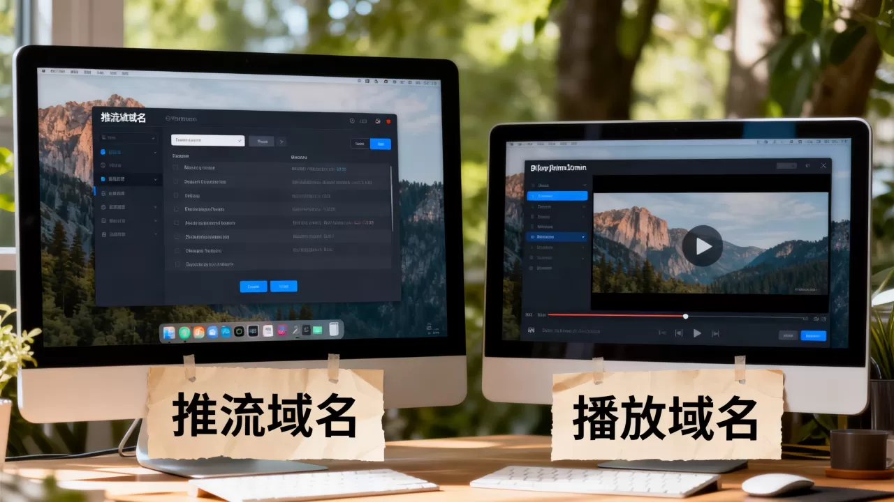 推流域名和播放域名有什么区别? 推流域名和播放域名有什么区别?