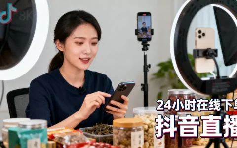 抖音24小时在线下单直播