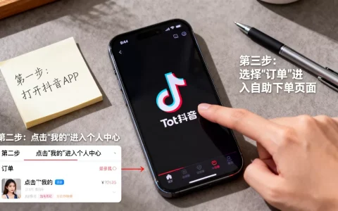 抖音24小时全自助下订单怎么操作