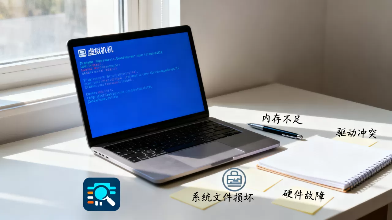 虚拟机蓝屏怎么解决?常见原因及排查方法有哪些? 虚拟机蓝屏怎么解决?常见原因及排查方法有哪些?