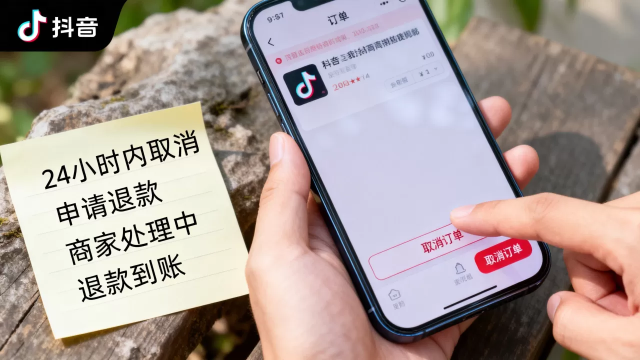 抖音评论下单24小时如何取消,退款流程是什么 抖音评论下单24小时如何取消,退款流程是什么