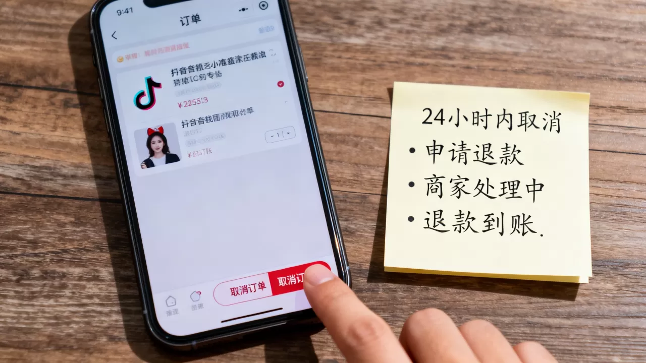 抖音评论下单24小时如何取消,退款流程是什么 抖音评论下单24小时如何取消,退款流程是什么
