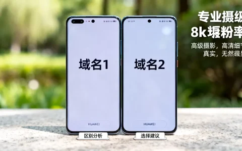 华为手机域名1和域名2有啥区别，选哪个好？