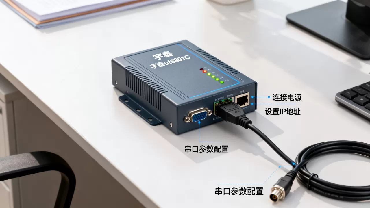宇泰ut6801C串口服务器怎么设置 宇泰ut6801C串口服务器怎么设置