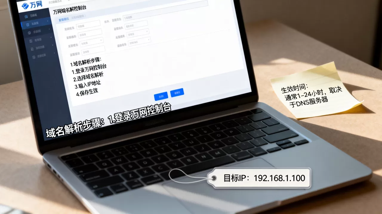 万网域名怎么解析IP地址,域名解析生效时间多久? 万网域名怎么解析IP地址,域名解析生效时间多久?