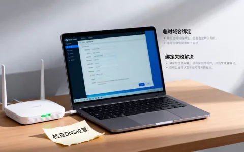 域名怎么绑定临时域名，绑定失败怎么解决？