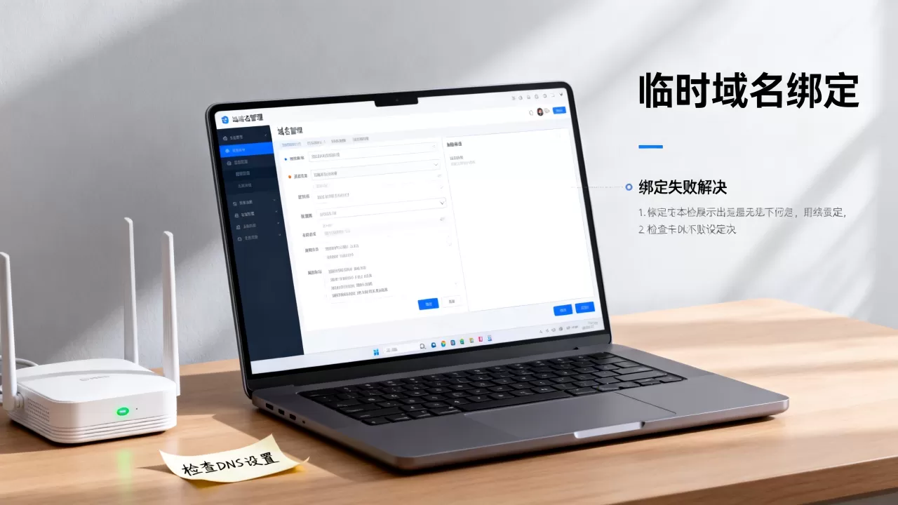 域名怎么绑定临时域名,绑定失败怎么解决? 域名怎么绑定临时域名,绑定失败怎么解决?