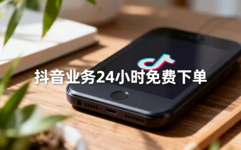 抖音业务24小时免费下单
