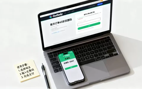 GoDaddy首次订单65折优惠码怎么用，是什么？
