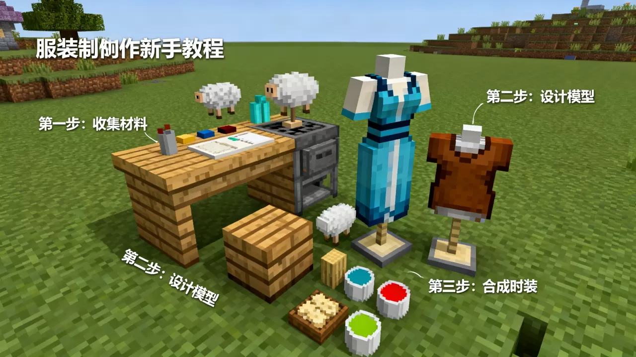 我的世界服务器3d时装怎么制作,新手教程有哪些? 我的世界服务器3d时装怎么制作,新手教程有哪些?
