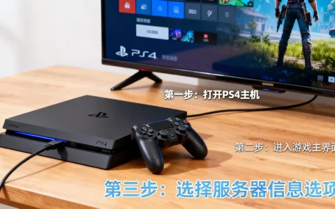 战区2ps4怎么看自己的服务器？，具体步骤是什么