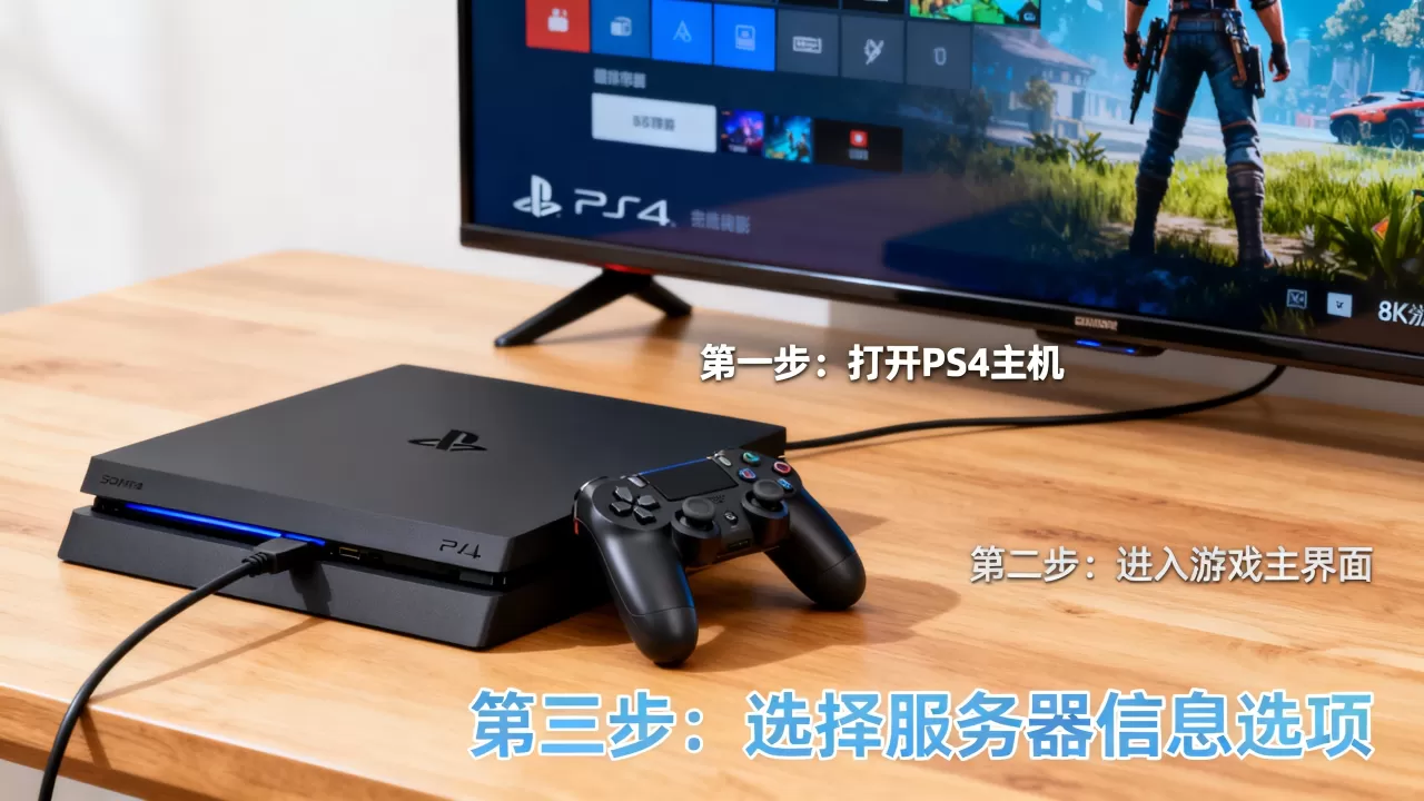 战区2ps4怎么看自己的服务器?,具体步骤是什么 战区2ps4怎么看自己的服务器?,具体步骤是什么