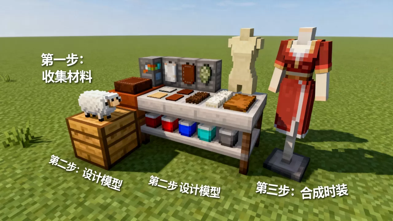 我的世界服务器3d时装怎么制作,新手教程有哪些? 我的世界服务器3d时装怎么制作,新手教程有哪些?