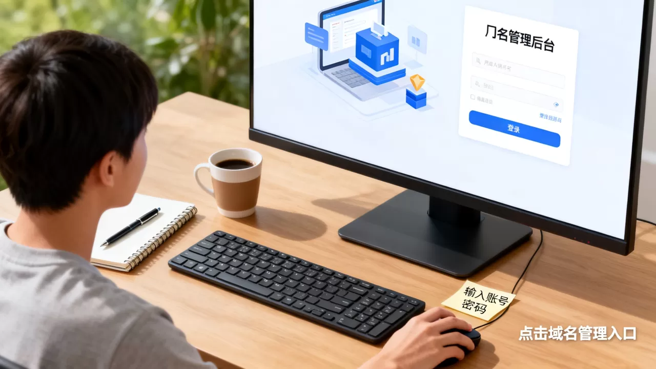 新手怎么进入域名管理后台入口? 新手怎么进入域名管理后台入口?