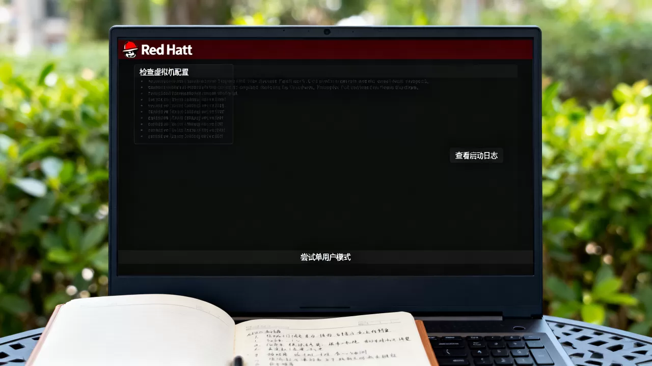 虚拟机redhat黑屏怎么办,启动后无显示如何修复? 虚拟机redhat黑屏怎么办,启动后无显示如何修复?