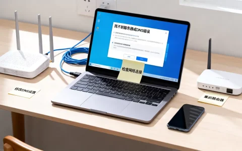 电脑显示找不到服务器或DNS错误怎么修复，常见原因有哪些？