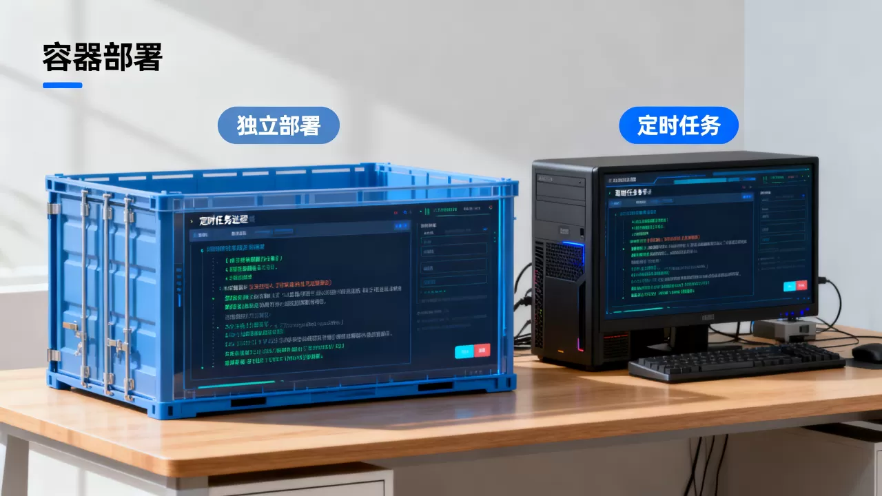 定时任务在容器里跑还是独立部署省心,怎么选? 定时任务在容器里跑还是独立部署省心,怎么选?