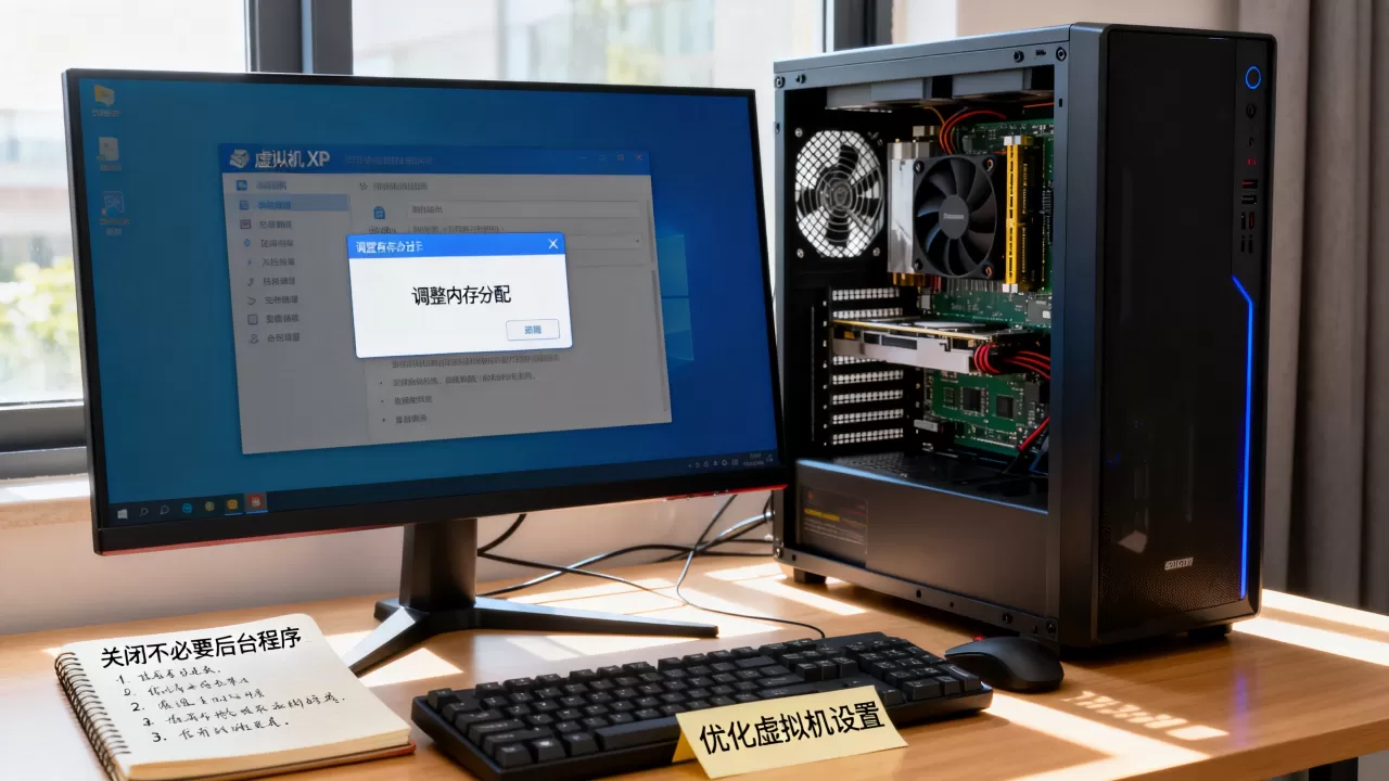 虚拟机xp运行缓慢怎么解决?,xp虚拟机卡顿如何优化? 虚拟机xp运行缓慢怎么解决?,xp虚拟机卡顿如何优化?