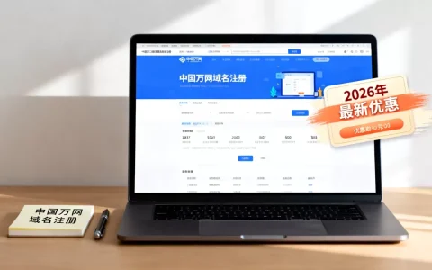 中国万网域名注册多少钱，2026年最新优惠有哪些？