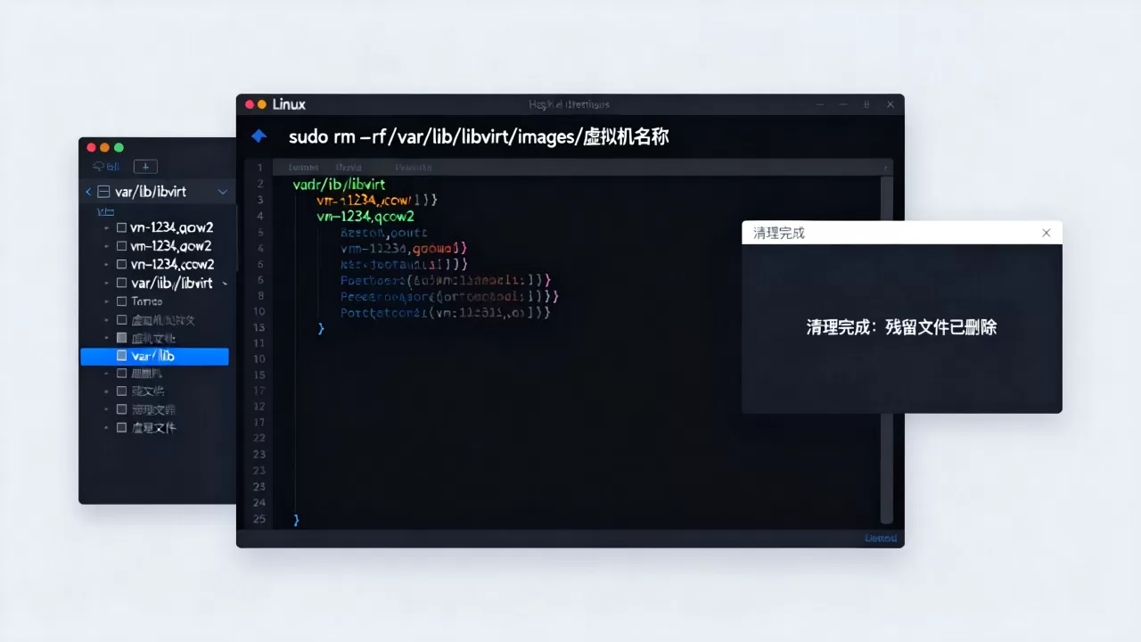 Linux移除虚拟机后残留文件怎么清理,有哪些彻底清除妙招? Linux移除虚拟机后残留文件怎么清理,有哪些彻底清除妙招?