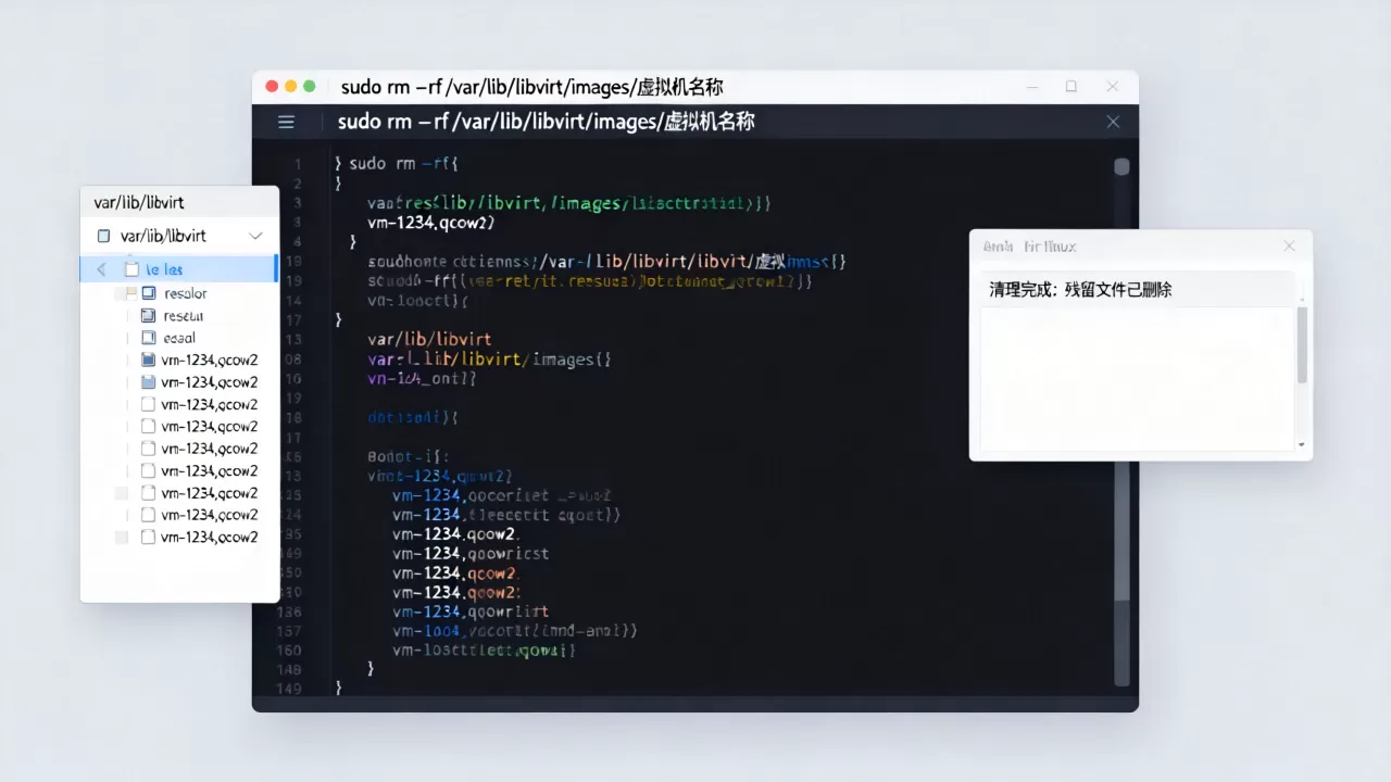 Linux移除虚拟机后残留文件怎么清理,有哪些彻底清除妙招? Linux移除虚拟机后残留文件怎么清理,有哪些彻底清除妙招?