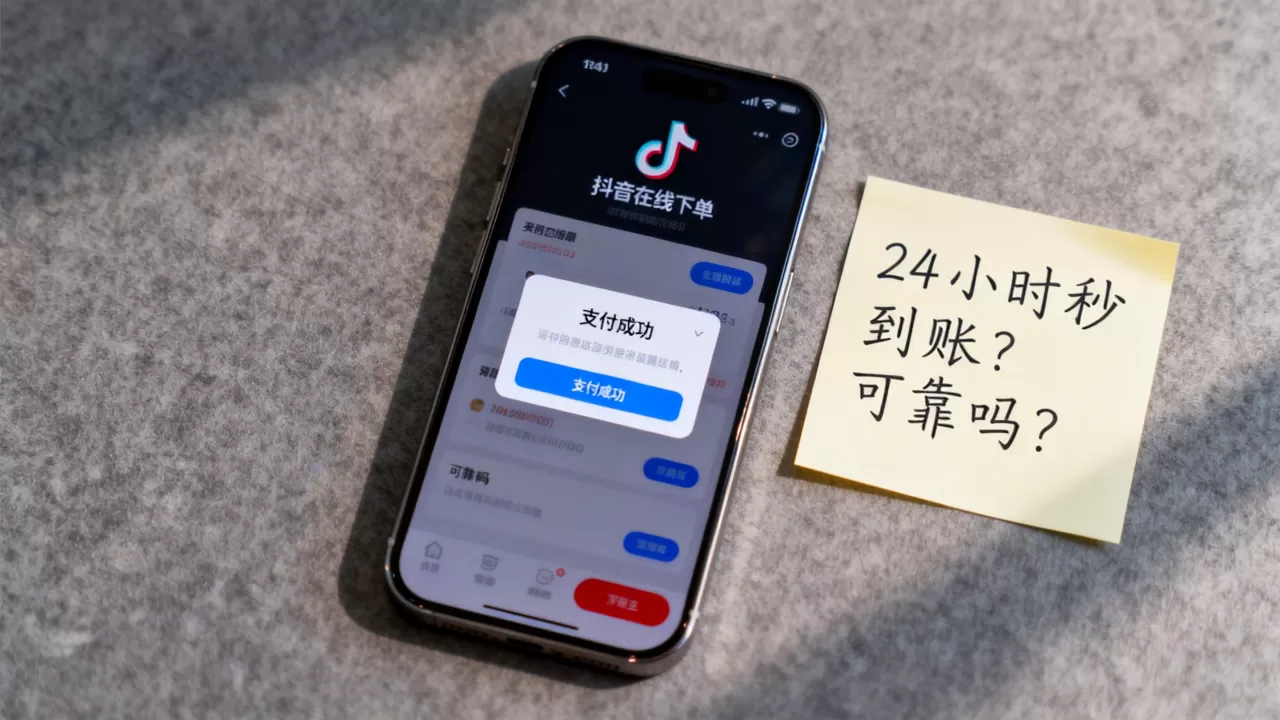抖音24小时在线下单真的秒到账吗?,可靠吗? 抖音24小时在线下单真的秒到账吗?,可靠吗?