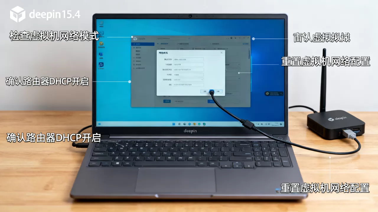 deepin15.4虚拟机为什么无法联网,网络设置怎么改? deepin15.4虚拟机为什么无法联网,网络设置怎么改?