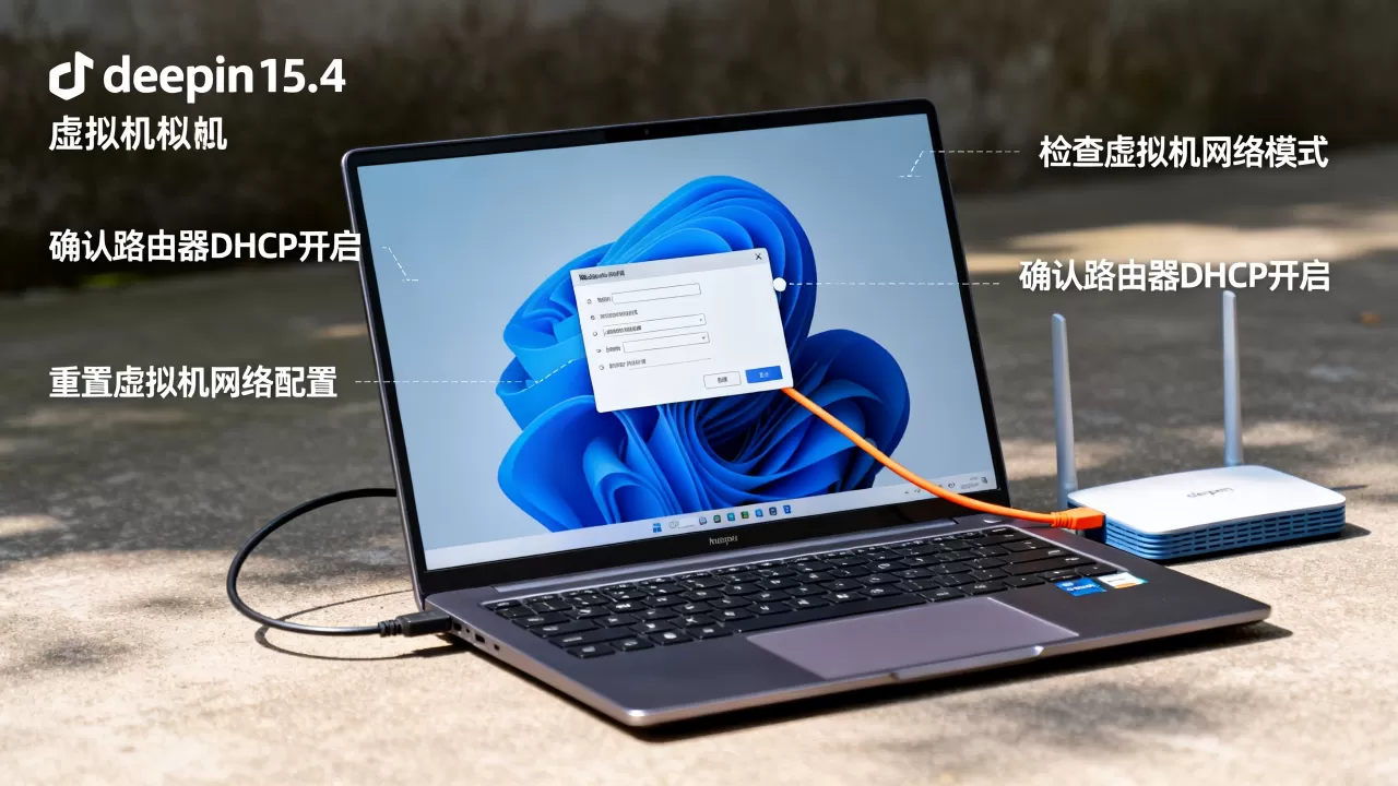deepin15.4虚拟机为什么无法联网,网络设置怎么改? deepin15.4虚拟机为什么无法联网,网络设置怎么改?