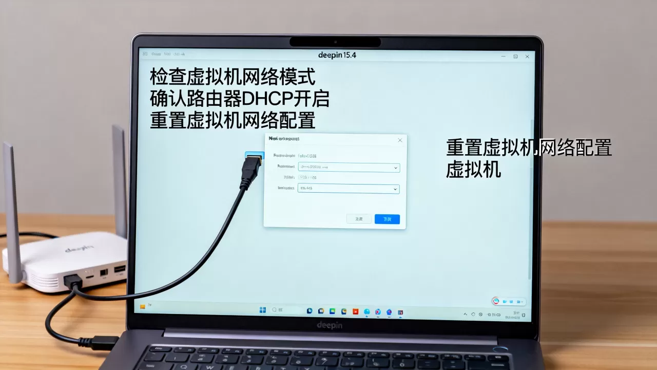 deepin15.4虚拟机为什么无法联网,网络设置怎么改? deepin15.4虚拟机为什么无法联网,网络设置怎么改?