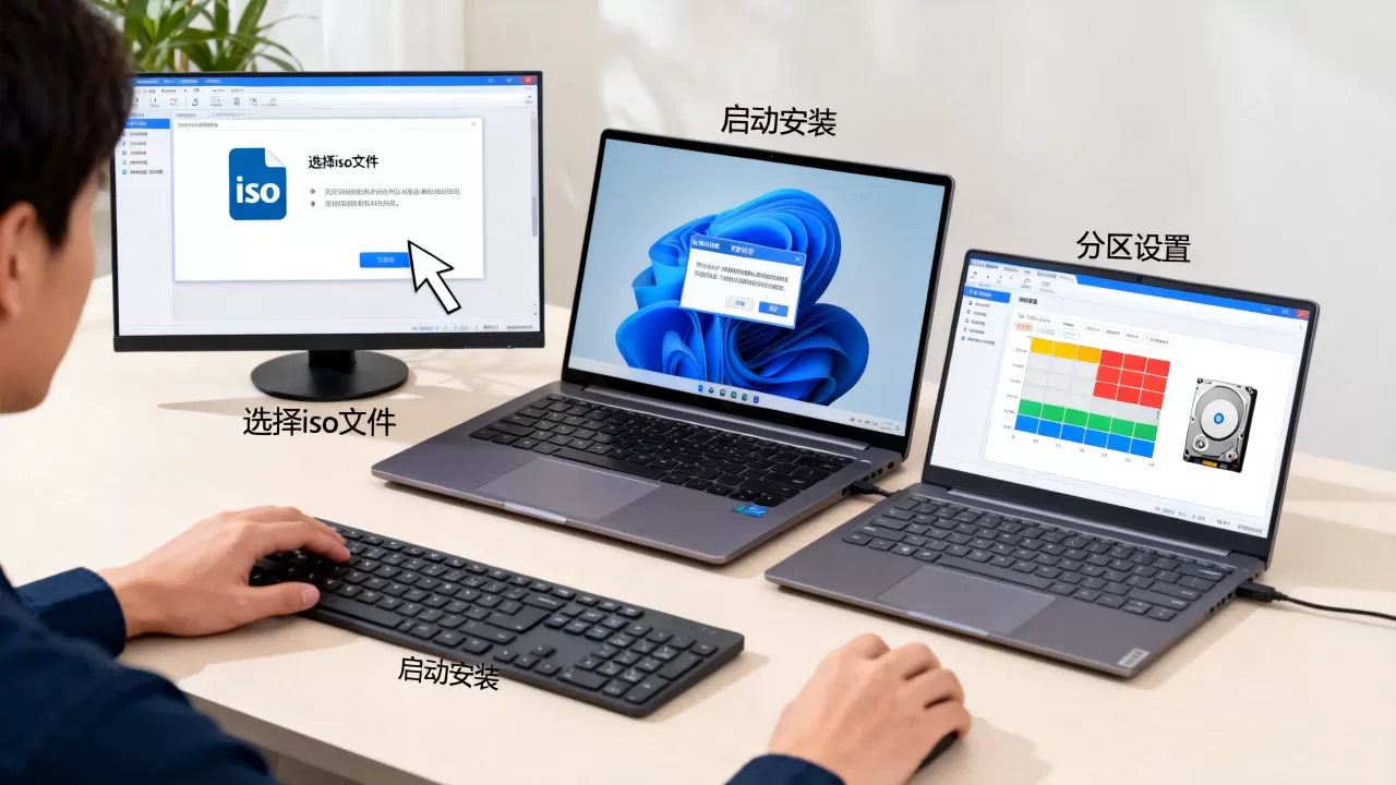 虚拟机烧录iso文件怎么做?虚拟机如何安装系统 虚拟机烧录iso文件怎么做?虚拟机如何安装系统