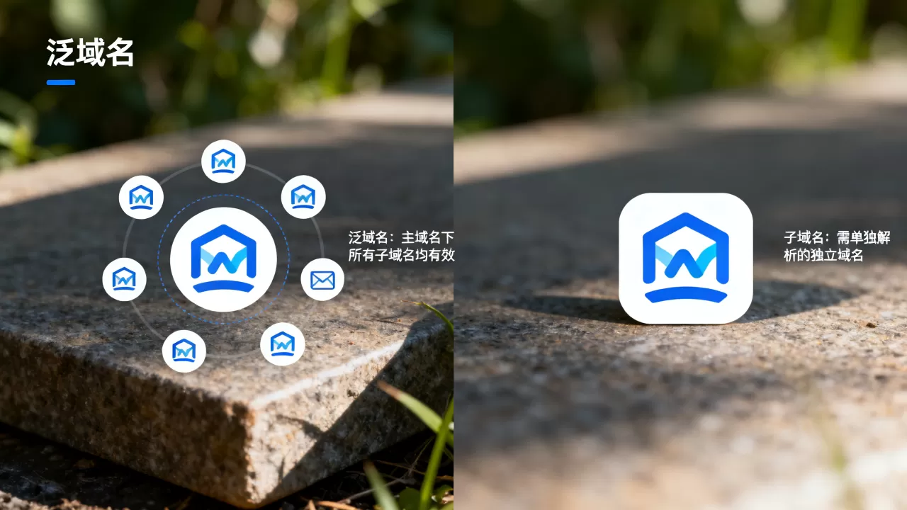 泛域名和子域名有何本质区别,实际应用哪个更好? 泛域名和子域名有何本质区别,实际应用哪个更好?