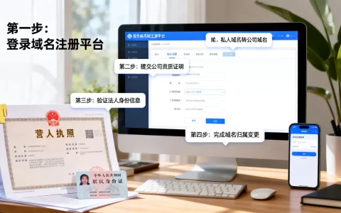 私人域名转公司域名怎么操作，流程复杂吗？