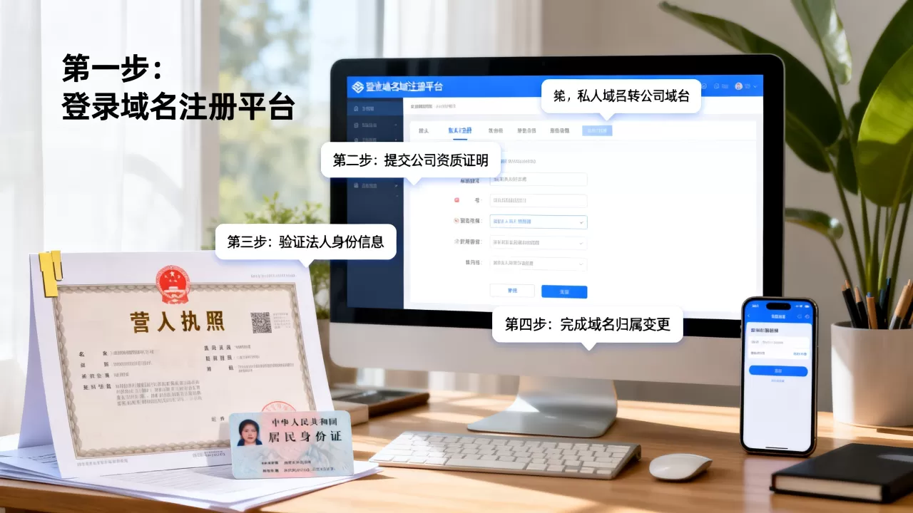 私人域名转公司域名怎么操作,流程复杂吗? 私人域名转公司域名怎么操作,流程复杂吗?