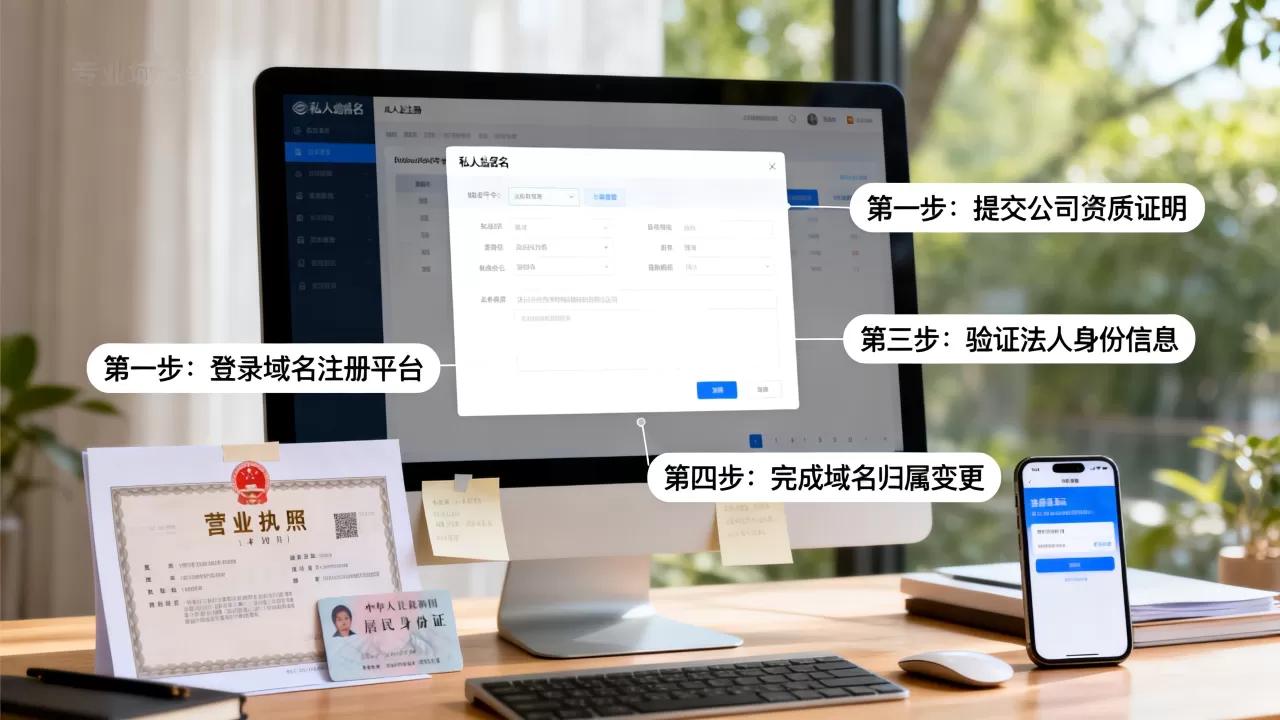私人域名转公司域名怎么操作,流程复杂吗? 私人域名转公司域名怎么操作,流程复杂吗?