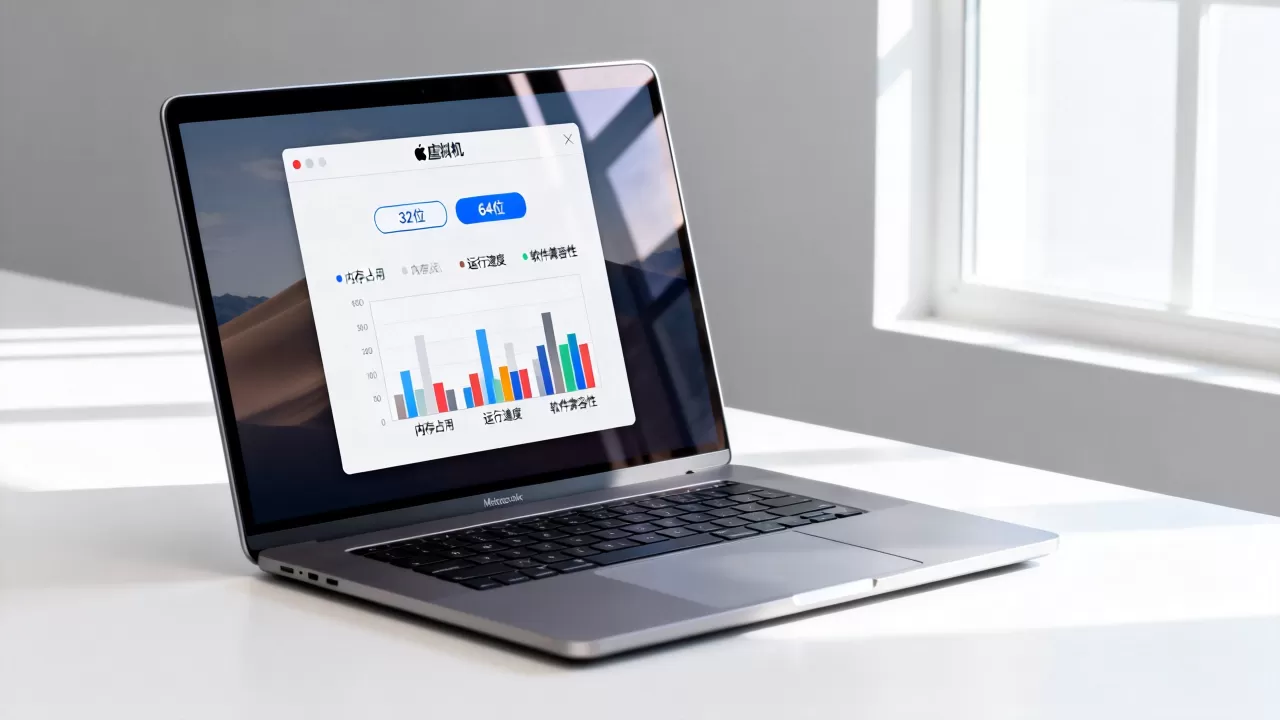 苹果虚拟机选32位还是64位好?,性能差距大吗? 苹果虚拟机选32位还是64位好?,性能差距大吗?