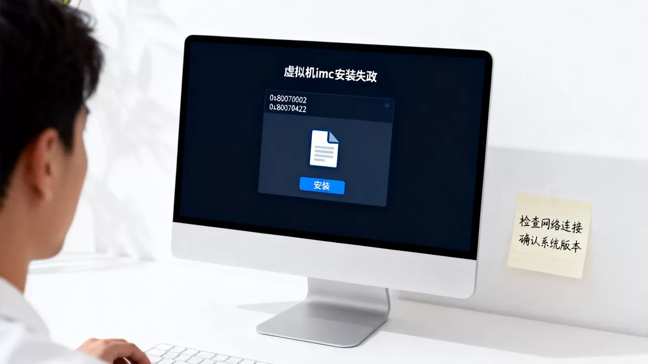 虚拟机imc安装失败怎么办,常见错误代码有哪些? 虚拟机imc安装失败怎么办,常见错误代码有哪些?