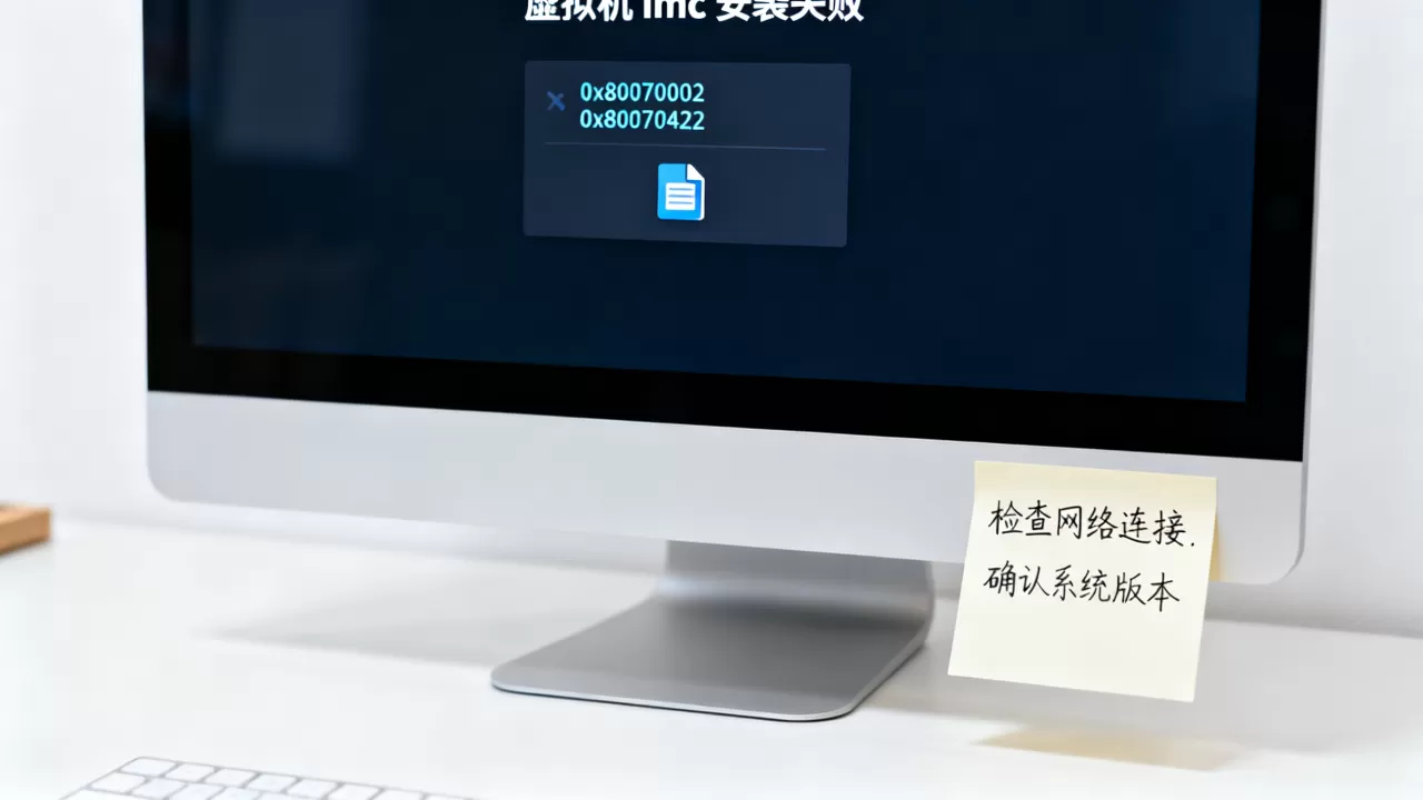 虚拟机imc安装失败怎么办,常见错误代码有哪些? 虚拟机imc安装失败怎么办,常见错误代码有哪些?