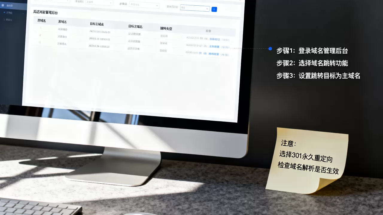 如何将域名跳转到主域名?,域名跳转设置注意事项有哪些 如何将域名跳转到主域名?,域名跳转设置注意事项有哪些