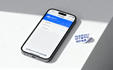 dy业务24小时下单平台低价免费