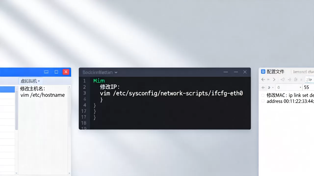 虚拟机克隆后如何改主机名IP和MAC?,具体步骤有哪些? 虚拟机克隆后如何改主机名IP和MAC?,具体步骤有哪些?