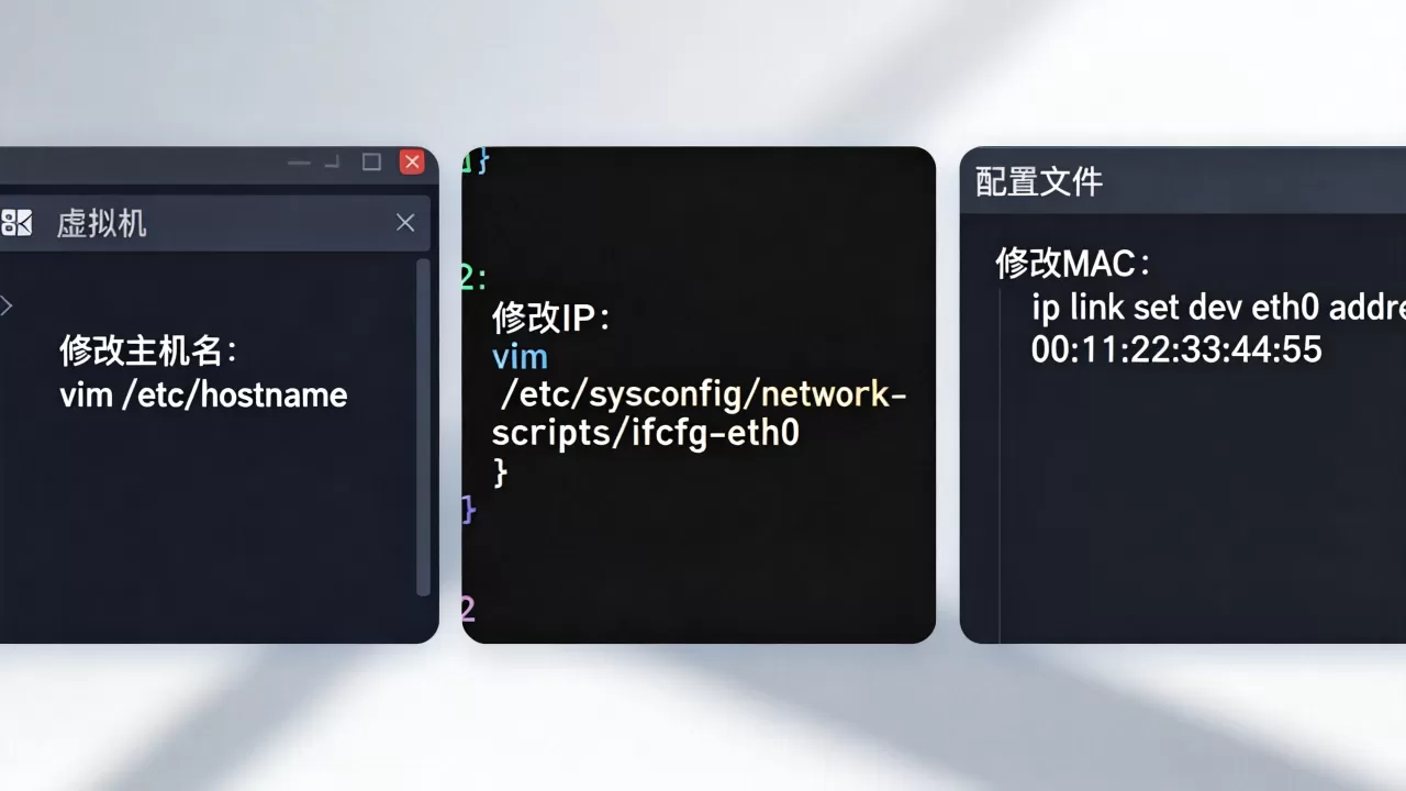 虚拟机克隆后如何改主机名IP和MAC?,具体步骤有哪些? 虚拟机克隆后如何改主机名IP和MAC?,具体步骤有哪些?