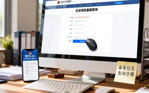 怎么查企业域名备案信息，域名备案查询网官方入口