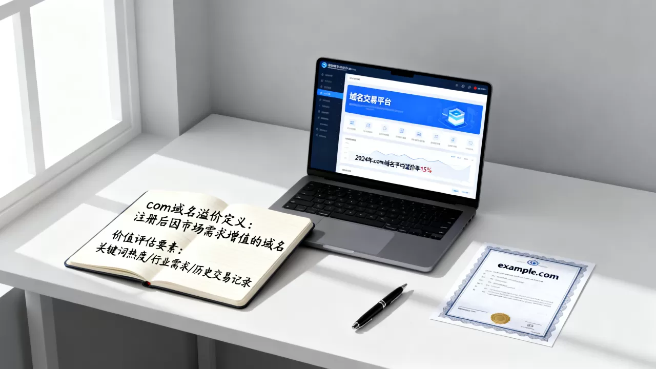 什么是com域名溢价域名?,如何评估价值? 什么是com域名溢价域名?,如何评估价值?