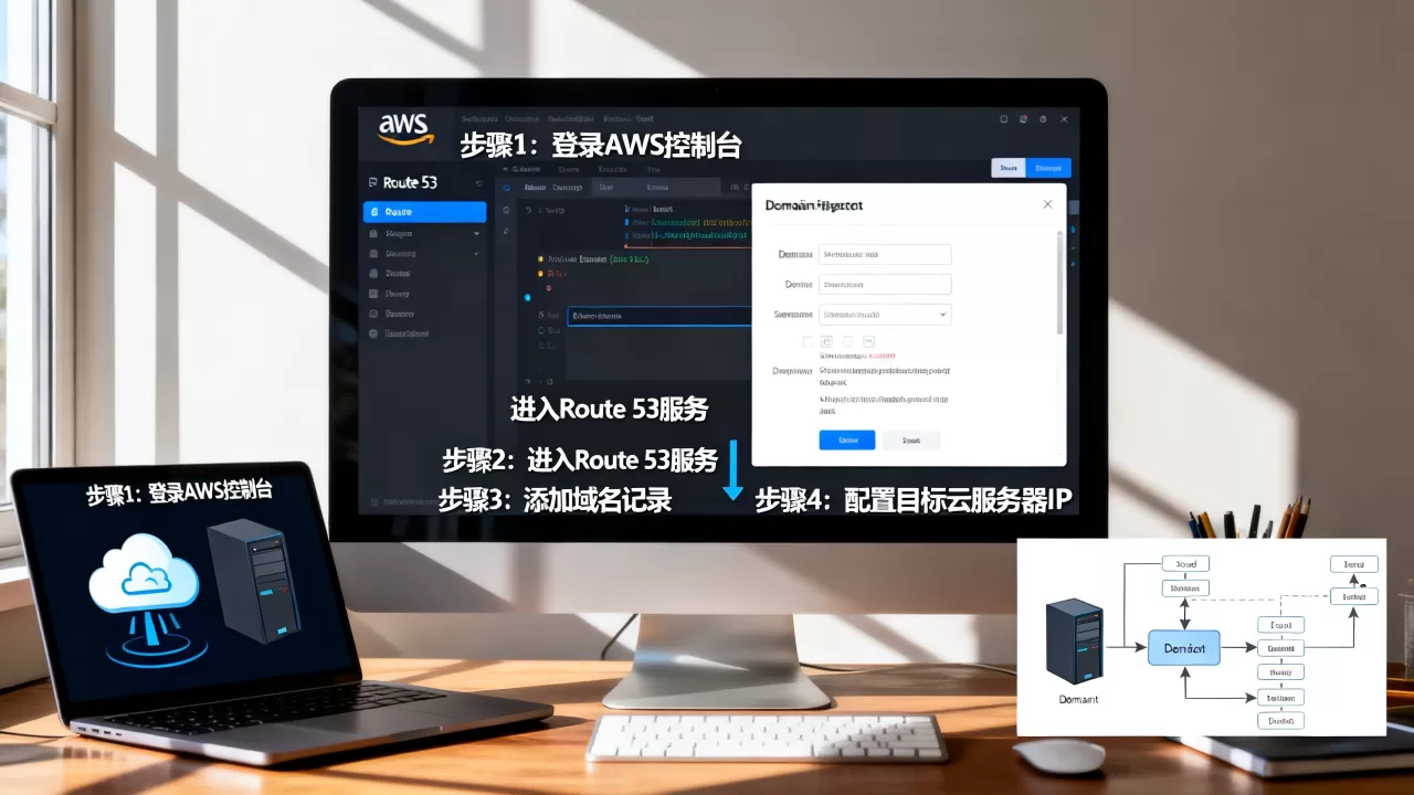 AWS域名映射到云服务器怎么配置?,详细步骤有哪些? AWS域名映射到云服务器怎么配置?,详细步骤有哪些?
