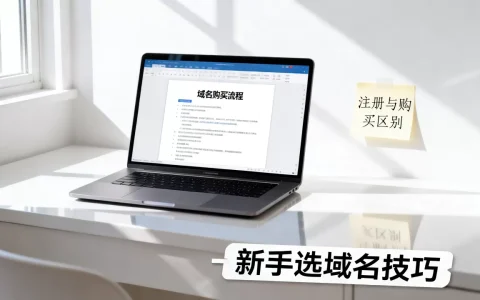 买域名和注册域名一样吗？新手怎么选才划算？