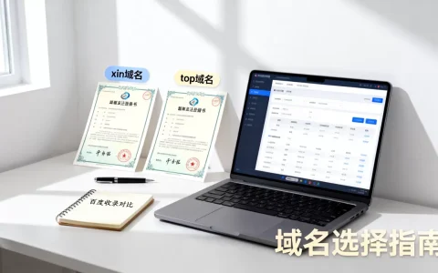 做网站选xin域名还是top域名好，哪个更利于百度收录？