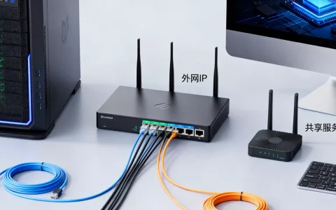 怎么跟一个外网IP共享服务器，有什么办法？