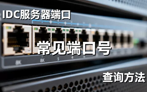 IDC服务器端口一般是多少，如何查询？